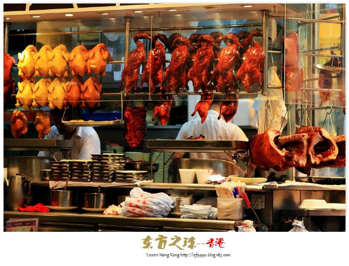 Siu Mei Shop with all kinds of roasted meats. Photo source credit JIngWen Yu